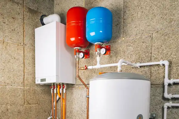a tankless & tanked water heater in a [primary_location] home