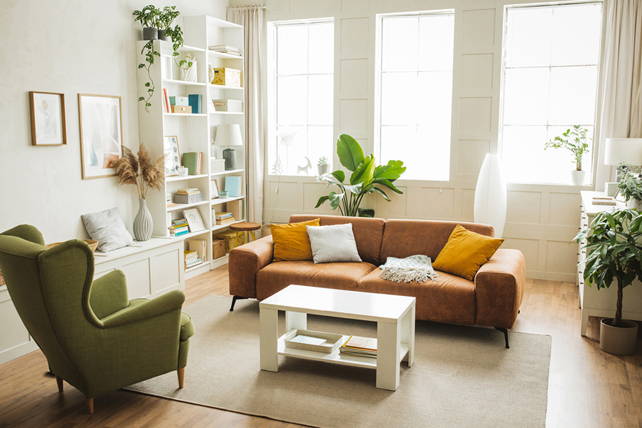 Interior of living room